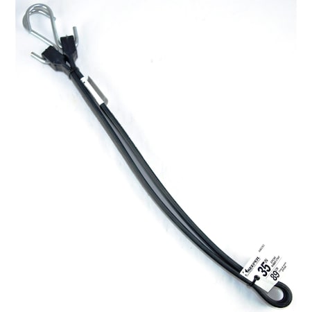 Keeper Keeper Black Tarp Strap 35 in. L 1 pk A06235Z